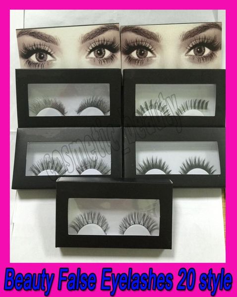 

20 style new upscale box false eyelashes handmade fake lashes voluminous fake eyelashes for eye lashes makeup6063621