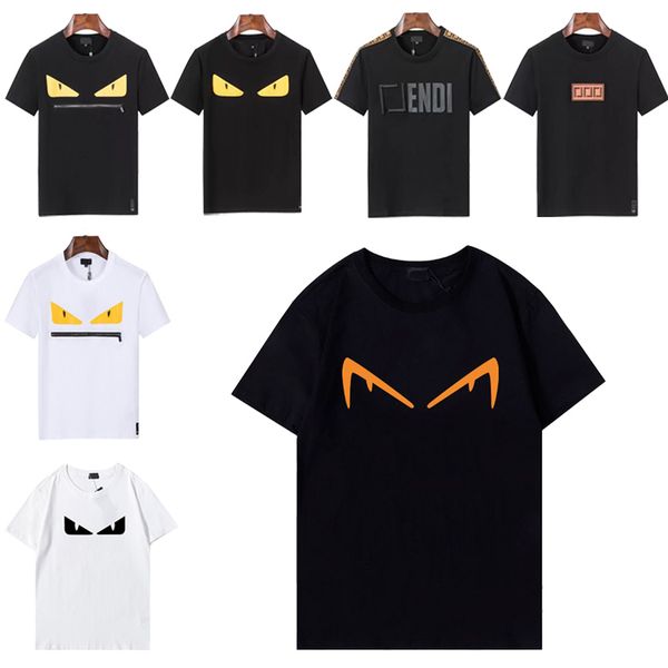 

summer designers mens t shirt for men eye letter embroidery clothing tshirts short sleeved t shirt large women clothing, White;black
