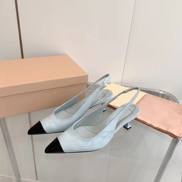 

women's sandals pointed hollow sandals high heels fashion shoes with box, Black