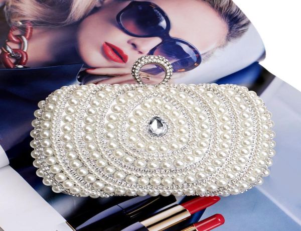 

bling bling black silver gold beaded pearls hand bags evening party prom crystals special occasion bag2970818
