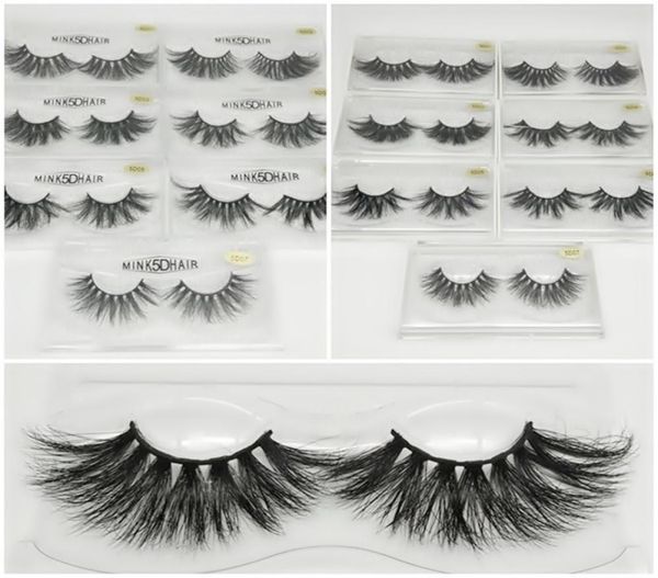 

new 25mm 3d mink eyelashes 6 styles false eyelashes natural long mink eye lashes eye makeup high volume soft eyelash5698423