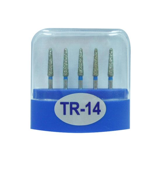 

1 pack5pcs tr14 dental diamond burs medium fg 16m for dental high speed handpiece many models available8145857