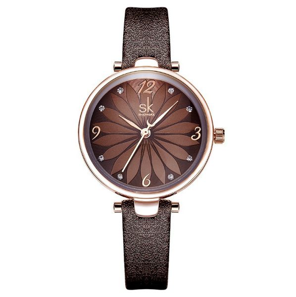 

womens watches watches casual simple quartz waterproof watch, Slivery;brown
