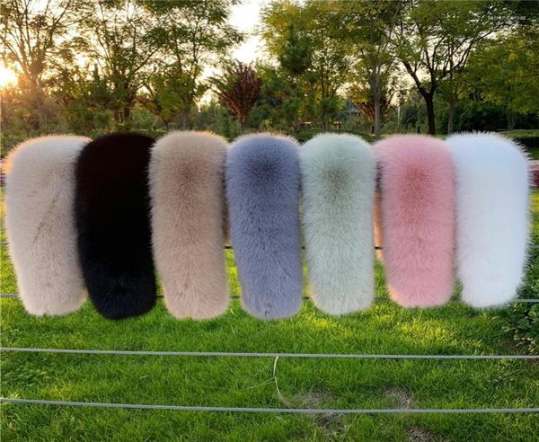 

scarves women faux fur collar shawl furry for winter coat hood decor fake scarf parkas4306817, Blue;gray