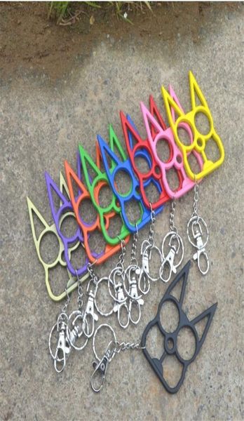 

cat self defense keychain fashion alloy mental car handbag wallet purse key chain creative wrench broken window keychains5416991, Silver
