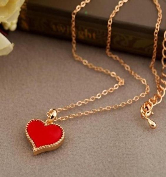 

2121 new small heart necklace for women long chain heart shape pendant necklace gift ethnic bohemian choker necklace1567502, Silver