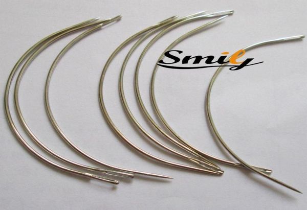 

big length 9cm long c type curved needles for hair weft hair weaving needlesweave machine sewing needle2709419