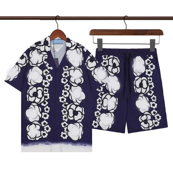 

2023 mens tracksuits designer suit two piece set fashion t shirt sports sweatpants sets summer sportswears outfits size -3xl.lfy 012, Gray