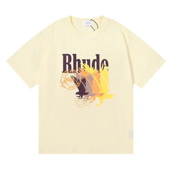 

designer t shirts mens t shirt rhude t shirt summer casual short sleeve women mens designer t-shirt new design print tee streetwear outdoor, White;black
