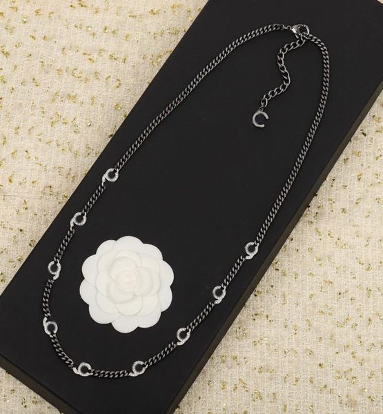 

2023 luxury quality waist belt with diamond in two colors plated black gold silver long chain have box stamp ps7554a3283840, Golden