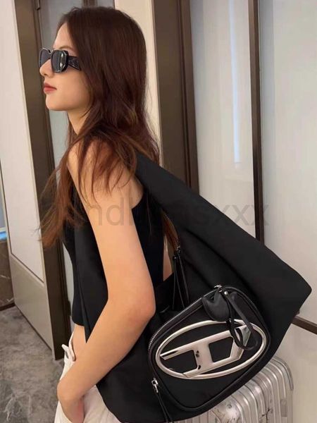 

2023 new nylon dingdang bag small design oxford butot large capacity casual handbag underarm