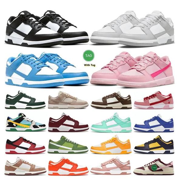 

designer casual shoes panda triple pink chunky grey fog university blue valentines day medium kentucky ucla green apple trail trainers sneak, Black