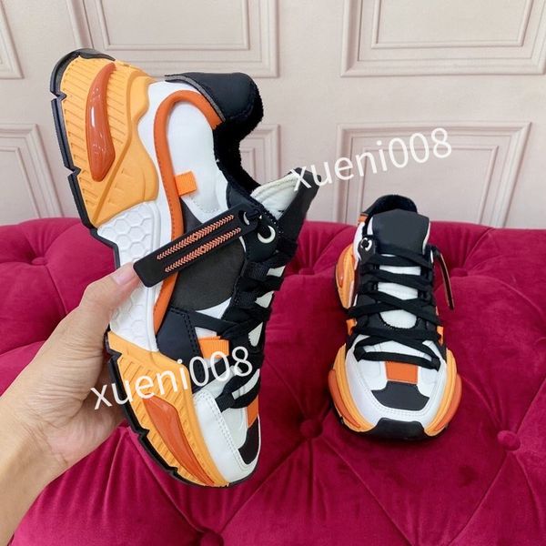 

2023new brand mens womens casual shoes leather lace-up sneaker fashion running trainers letters woman shoes flat printed gym sneakers, Red;white