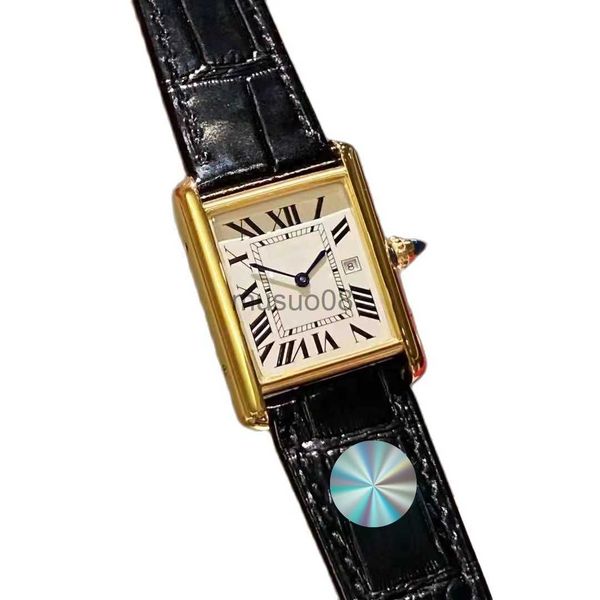 

other watches men quartz tank women luxury waterproof original watch aaa quality v3 ladies wristwatch 26mm j230606, Slivery;black