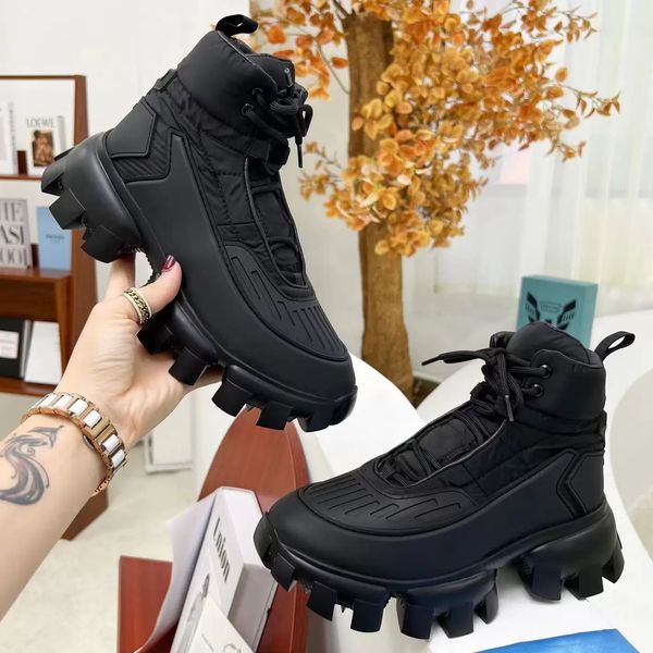 

2023 designer shoes cloudbust thunder sneakers men women knit rubber casual shoe platform 3d trainers oversize sneaker camouflage capsule se, Black