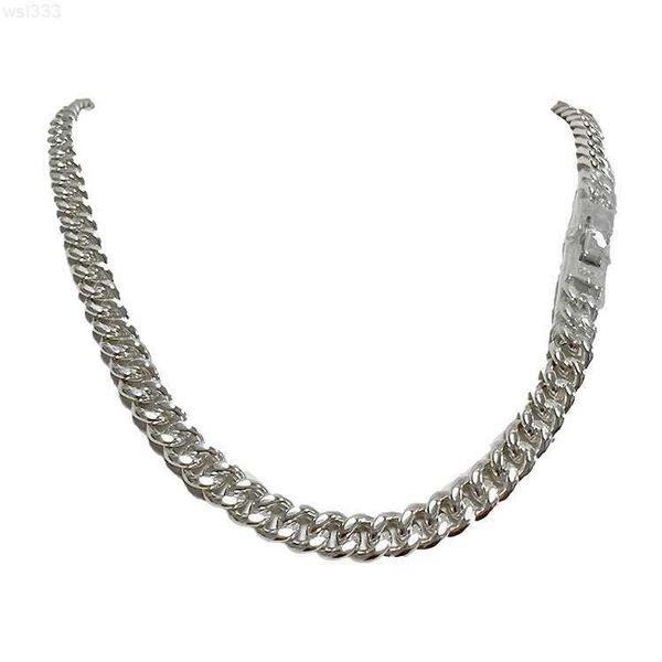 

cuban men link chain necklaces 925 sterling silver women chain necklace