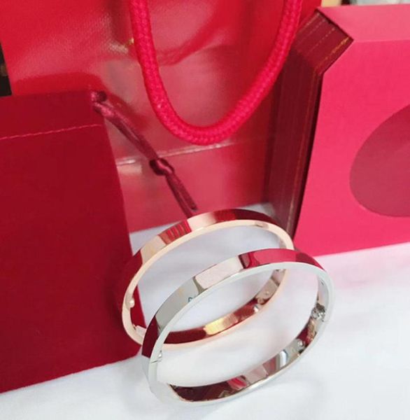 

2021 brand bangles designer jewelry love bracelet alloy 14k goldplated silver multicolor accessories complete postage5506807, Black