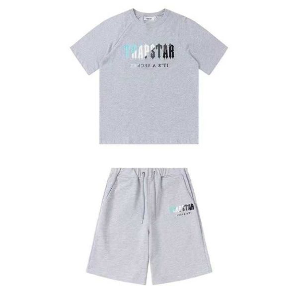 

trapstar new men's t shirt short sleeve outfit chenille tracksuit black cotton london streetwears-2xlxtgs, White;black