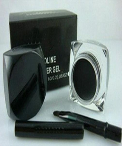 

makeup new black eyeliner waterproof gel liner 1pcs brush 6pcslot3319621