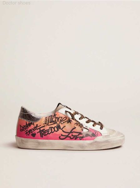 

sole heel dirty shoes designer luxurious italian vintage handmade dark pink super-star sneakers with metallic silver cracked leather heel, Black