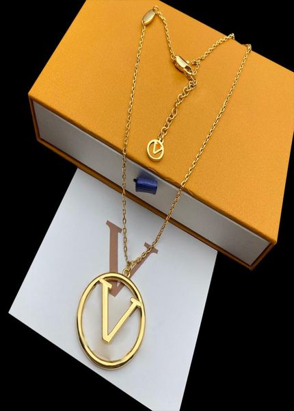 

fashion circle necklace designer jewelry simple pendant necklaces for women man 811264, Silver