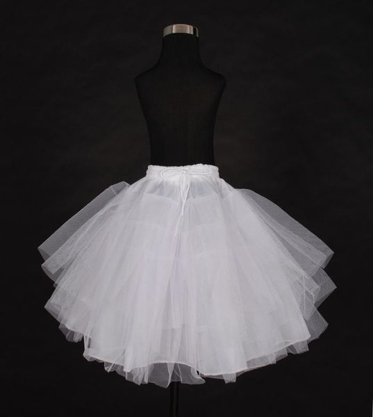 

whole in stock petticoats three layer net white flower girl dress petticoat child crinolines underskirt9452279