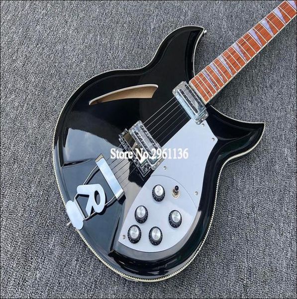 

6string electric guitar ricken 381 electric guitar black paint 4730385