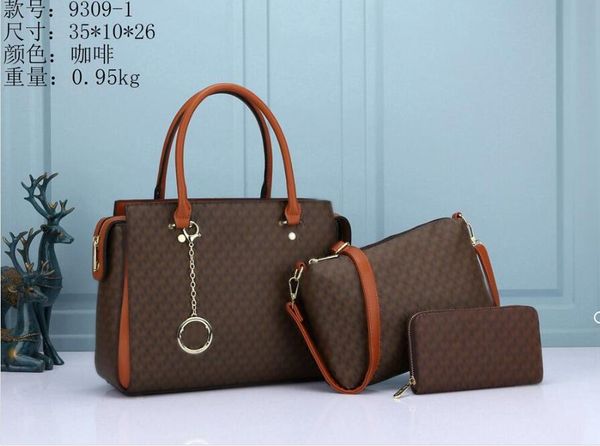 

luxurys designer bag 3pcs set women bags handbag crossbody leather purse 40157