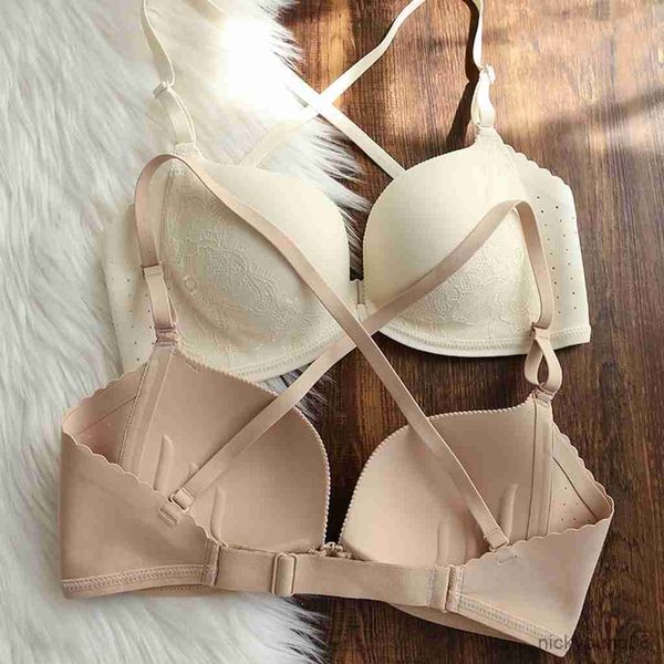 

maternity intimates front bra brassiere open back underwear wireless backless push up women wedding female lingerie invisible bras, White