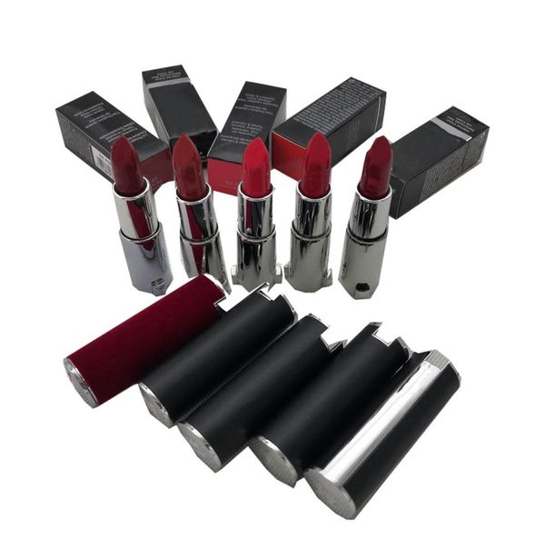 

2021 matte lipstick makeup luster retro lipsticks frost matte lipsticks 34g 5 colors lipsticks with english name9347956
