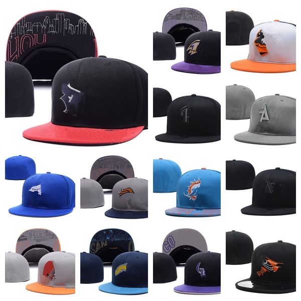 

2023 fitted hats fit hat all team logo embroidery adjustable baskball designer caps street outdoor sports snapbacks flat closed beanies hat, Black;white