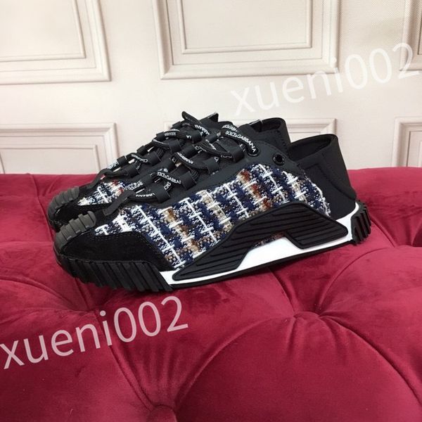 

2023 new designer sneakers men women casual shoes fashion white genuine leather flat sports skate shoes, Black