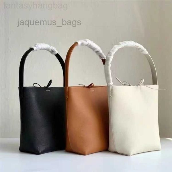 

the row designer bags leather luxury female bags grade cowhide and small capacity commuter tote bag one shoulder handheld bucketclassic tote