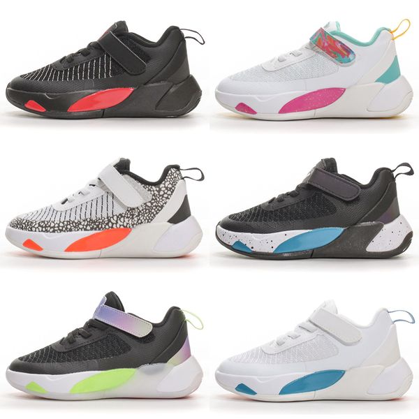 

new 2023 kids shoes little luka 1 imaginarium 1 bred long range boys girls reverse orca 1s safari reverse orca (gs) toddler children sneaker, Black