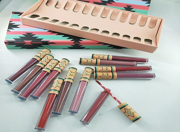 

new brand makeup lipgoss melted lip gloss make up liquified longwear matte lipsticks 12 colorsset9731519