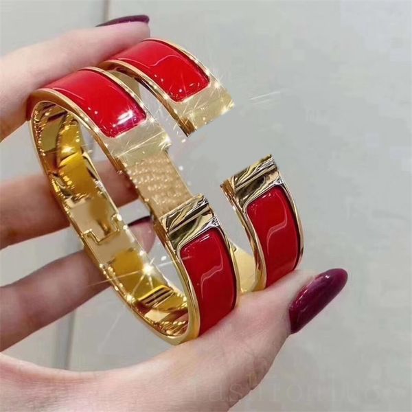 

exquisite designer bracelet mens bracelet girl luxury womens letters plated golden ladies enamels engagement present women bracelet vintage, Black