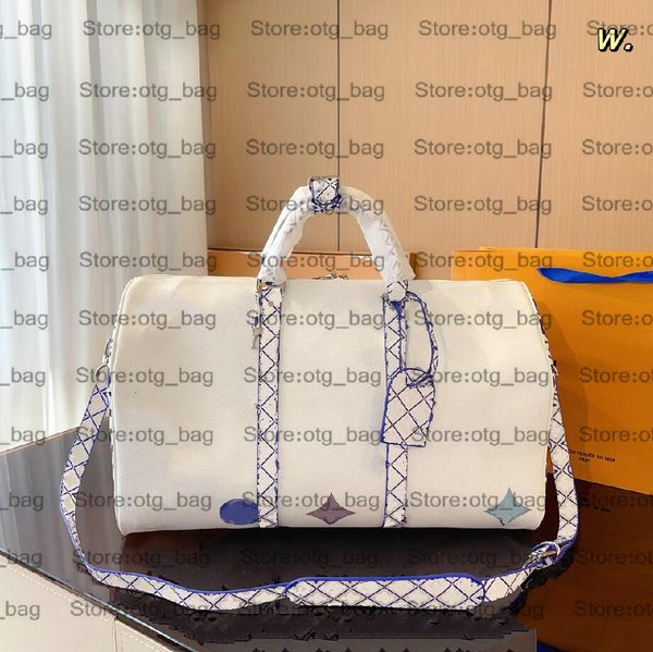 

by the pool keep 45 50 23ss fall winter yk dots duffel bag designer x yk mens luggage tote handbag print luxury crossbody large capacity m21