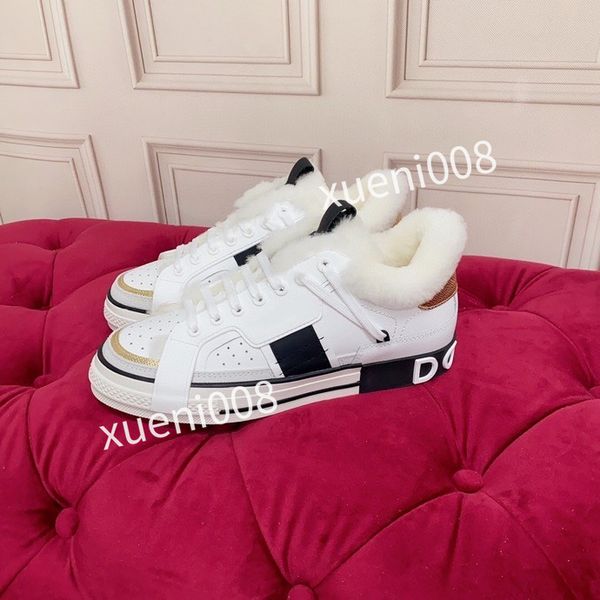 

new brand women mens classics casual shoes leather lace-up sneaker fashion running trainers letters woman shoes flat printed gym sneakers202, Red;white