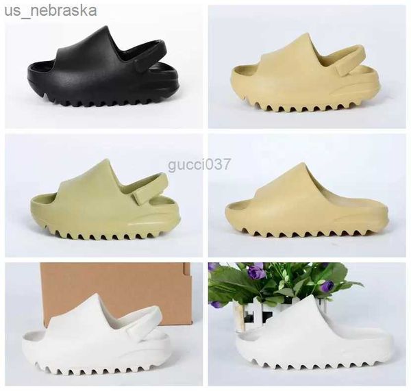 

sandals infant slipper slides big baby slide summer sandals solid slippers kids shoes clog sandal acoustic eva black grey boys girls tainers, Black;red