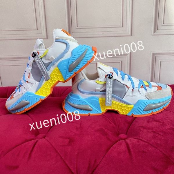 

new brand mens women casual shoes leather lace-up sneaker fashion running trainers letters woman shoes flat printed gym sneakers2023, Red;white