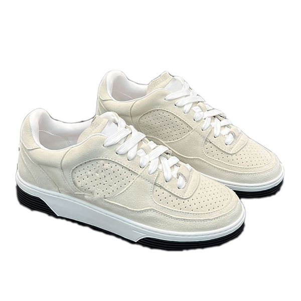 

23ss new season designer women sneakers suede kidskin senior shoes with box luxury outdoor mesh ventilate soft sole feminine casual shoe, Black