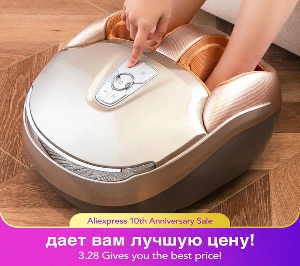 

marese electric foot massager vibration massage air pressure machine heating roller shiatsu kneading massage device nini6440592