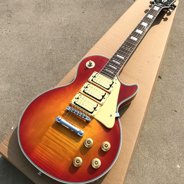 

custom shop, lp custom electric guitars, branded hardware, handmade old relic 22frets guitar ing