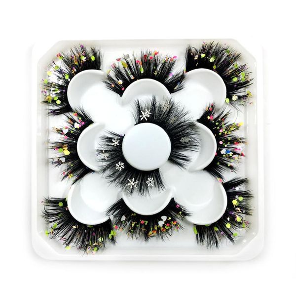 

whole eyelashes colorful natrual look fluffy eyelash extension thick lashes make up tools fake lash5565380