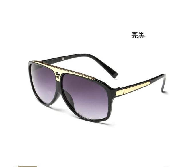 

men fashion design sunglasses millionaire evidence eyewear retro vintage shiny gold summer style laser quality, White;black
