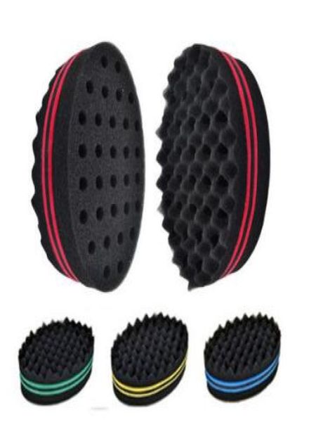 

brand double sided waveshaped hair twsit sponge ellipse brushes multiholes side braid hair curl wave hair styling tools ha8840777
