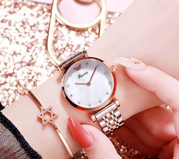 

womens watches 30mm quartz watch wristwatches, Slivery;brown
