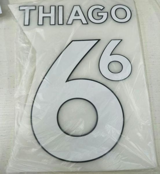 

202021 premmmier l white color 19 james name sets soccer patches 11 greenwood 6 thiago 10 pulisic name sets 20212008793