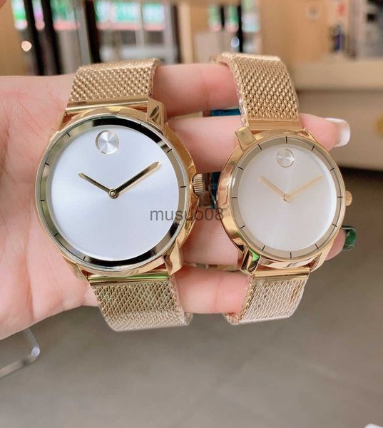 

other watches wristwatches men women watches couple watch quartz movement stainless steel strap waterproof party big 43mm small 36mm j230606, Slivery;black