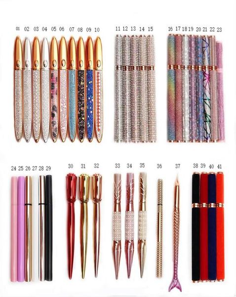 

12 styles selfadhesive eyeliner pen glue magnetic for false eyelashes waterproof eye liner pencil 557839